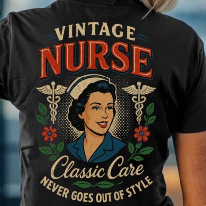 Vintage Nurse Classic Care Apparel - Retro Nurse Tribute