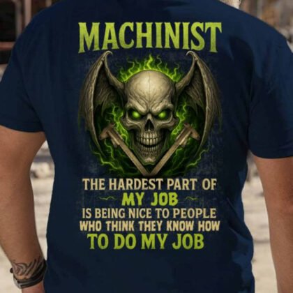 The Hardest Part Of My Job - Machinist Quote